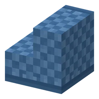 Blauw tentdoek (schuin)