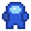 Blauw ruimtepakje