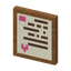 Framed Letter