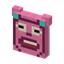 Roze tiki-masker