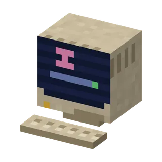 Oude beige computer