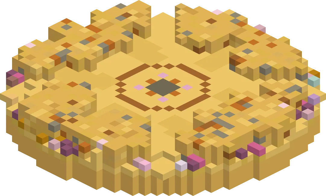 The arena, cut open