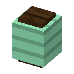 Mintgroene lampgion