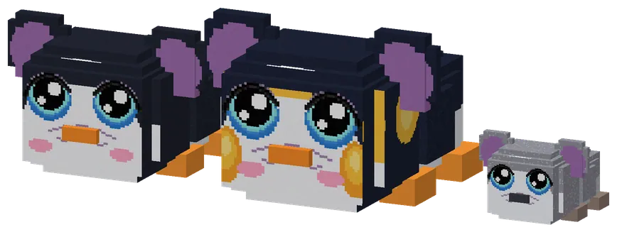 Pinguhs: klassiek, keizer and a chick
