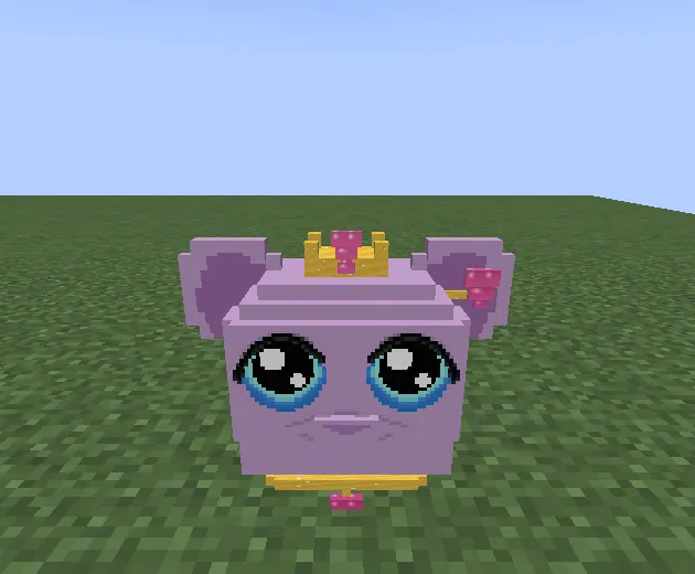 Crown and golden collar