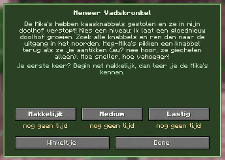 Meneer Vadskronkel's screen