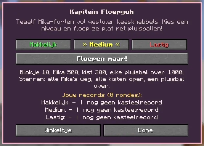 Kapitein Floepguh's screen