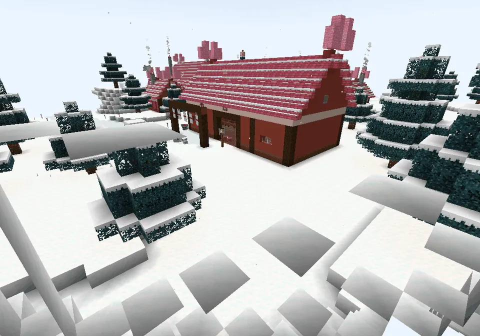 The sled-dog stable
